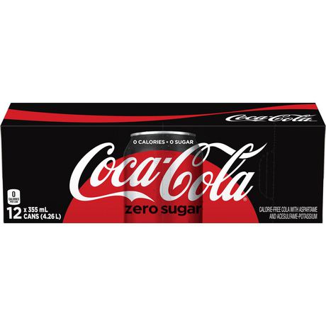 Coca-Cola Coke Zero Pop 355ml x 12