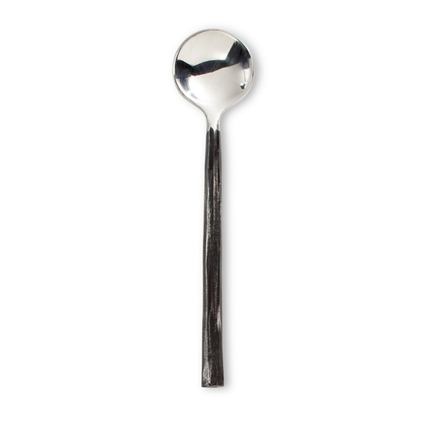 Abbott Rustic  Black Small Spoon 4.5"