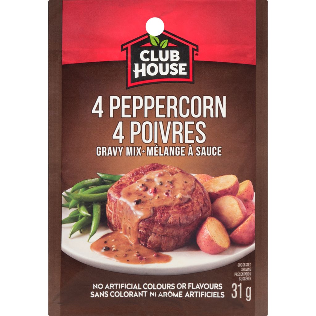 Club House 4 Peppercorn Gravy Mix 31g