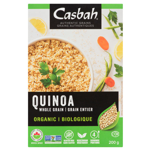 Casbah Organic Whole Grain Quinoa 200g