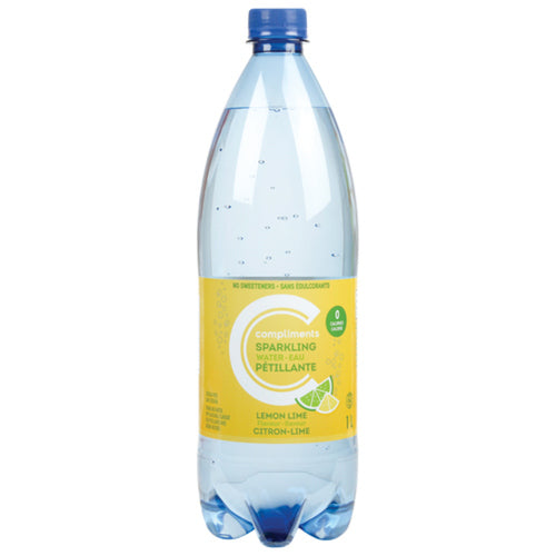 Compliments Lemon Lime Sparkling Water 1l