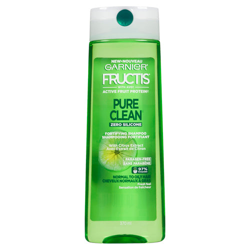 Garnier Fructis Pure Clean Zero Silicone Fortifying Shampoo 370ml