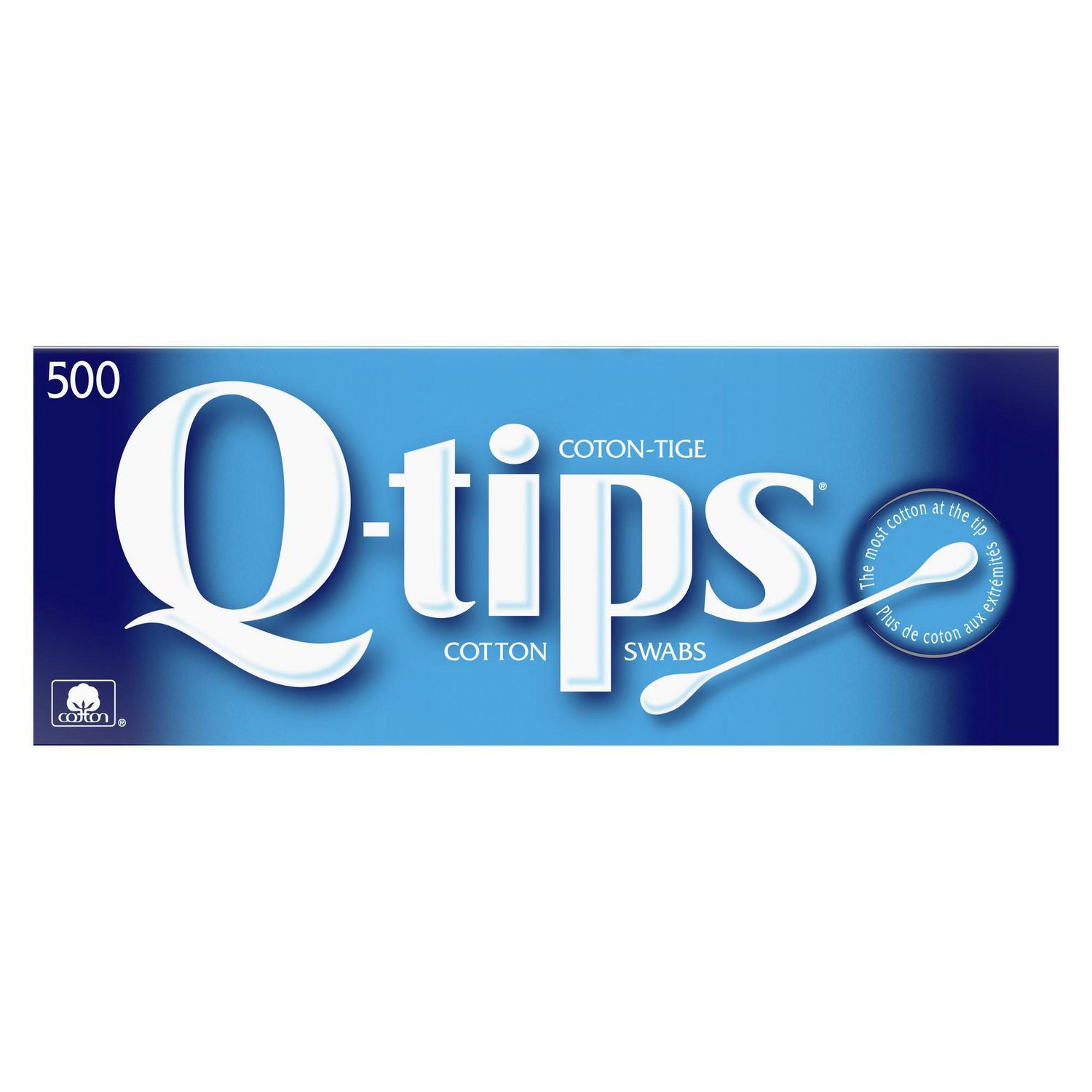 Q-Tips Cotton Swaps 500ct