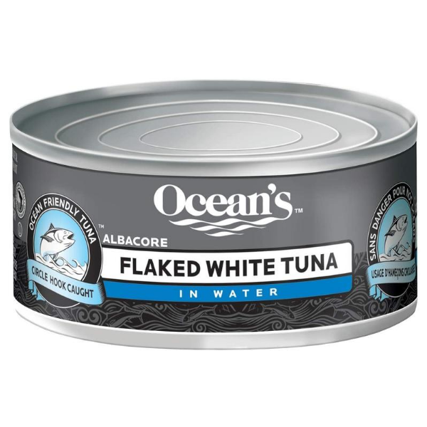 Ocean's Flaked White Tuna in Water 184g
