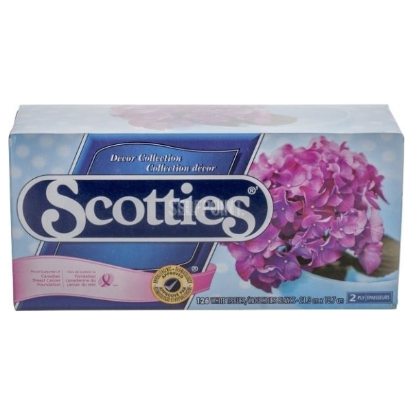 Scotties Premium 2-Ply Facial Tissue 126ct