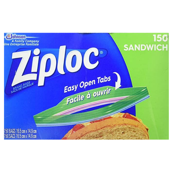 Ziploc Sandwich Bags 150ct