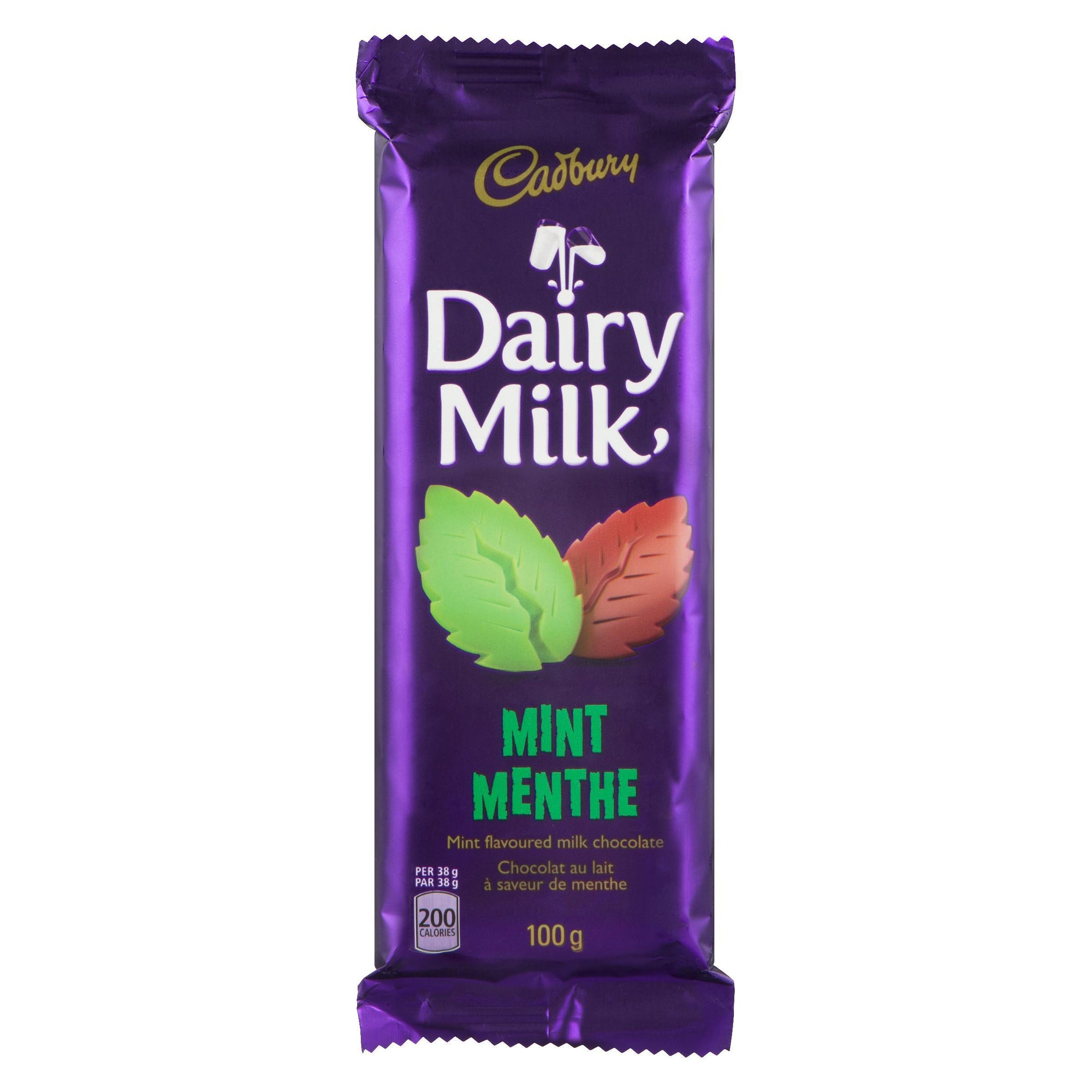 Cadbury Dairy Milk Mint Milk Chocolate Bar 100g