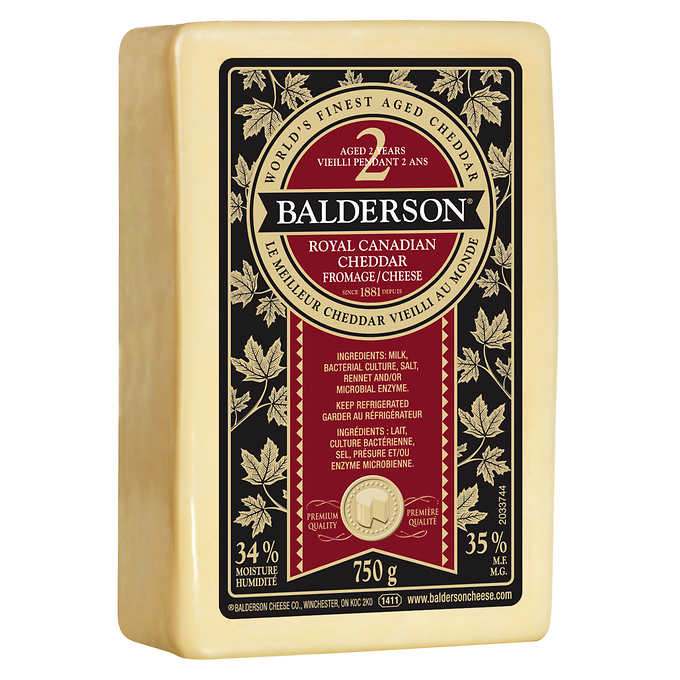 Balderson 2-Year Old Royal Canadian Cheddar Cheese 750g