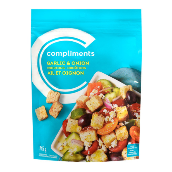 Compliments Garlic & Onion Croutons 145g