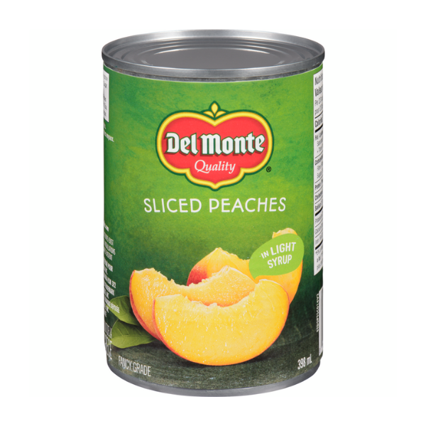 *Del Monte Fancy Peach Slices in Light Syrup 398ml