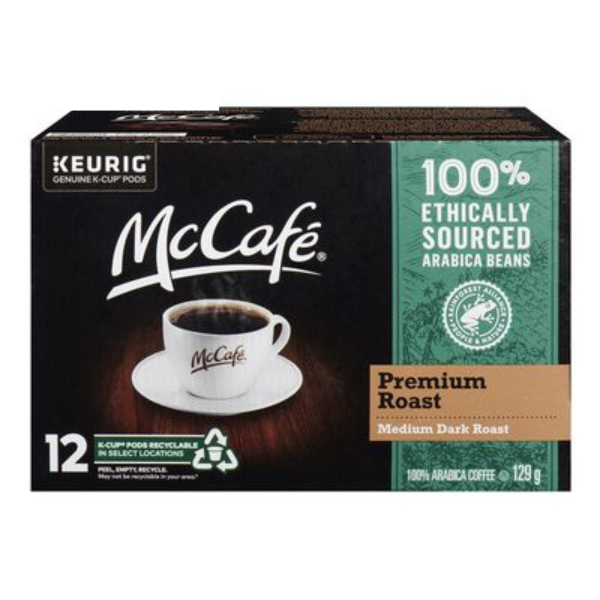 McCafe Premium Medium Dark Roast Kcup 12ct