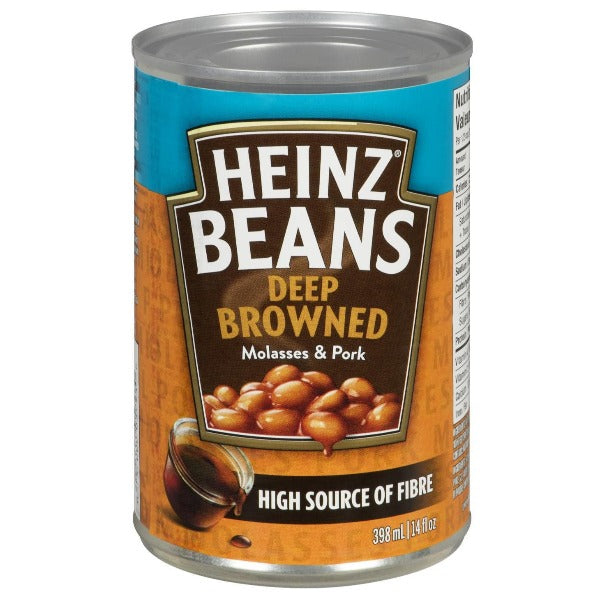 Heinz Beans Deep Browned  Molasses & Pork Beans 398ml