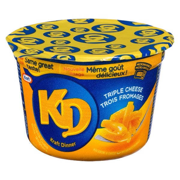 Kraft Dinner Cups Triple Cheese 58g