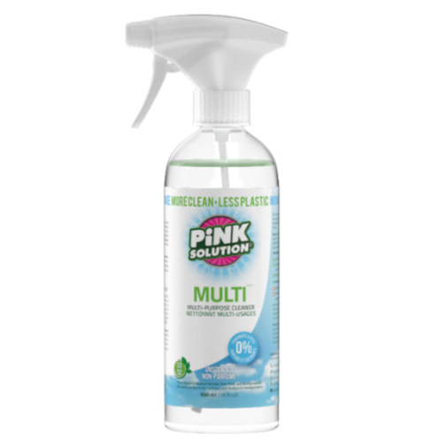 Pink Solution Unscented Multi Purpose Cleaner Concentrate + RTU Trigger 500ml x 2ct pk