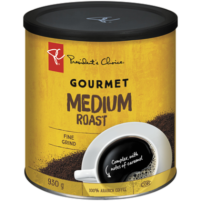 PC Gourmet Medium Roast Extra Fine Grind Coffee 930g NEW SKU