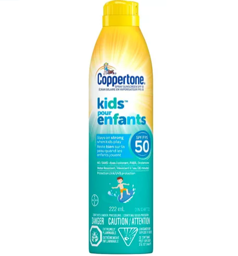 Coppertone Kids SPF50 Sunscreen 222ml