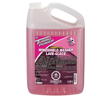 Turbo Power Summer Windshield Washer Fluid 3.78L