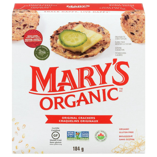 Mary's Organic Original Crackers 184g