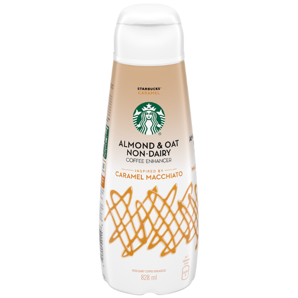 Starbucks Almond & Oat Non-Dairy Caramel Macchiato Coffee Enhancer 828 ml