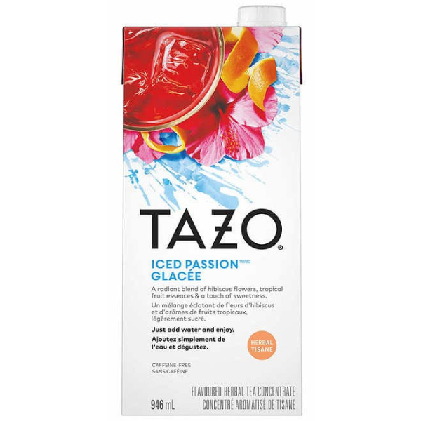 Tazo Iced Passion Tea Concentrate 946ml