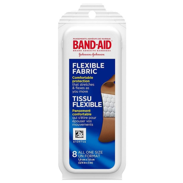 Band-Aid Flex Fabric Travel Pack 8pk