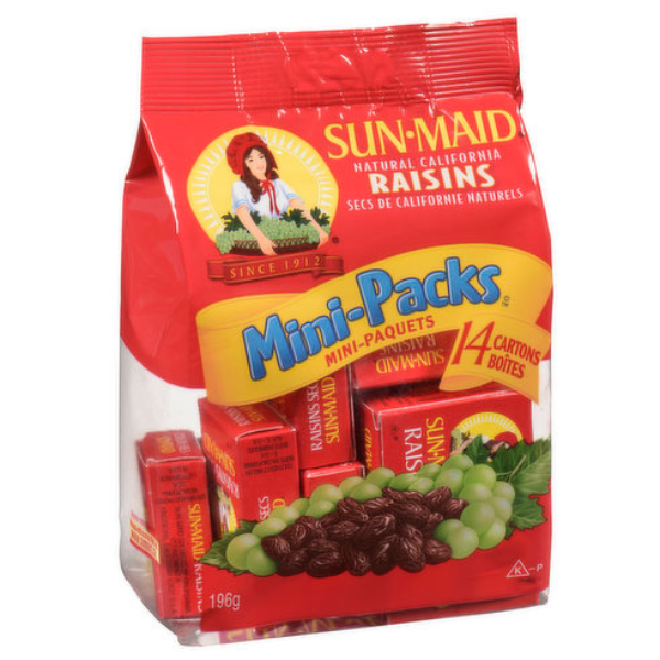 Sun-Maid Raisins Mini-Packs 14g x 14ct