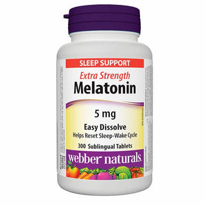 Webber Naturals 5 mg Melatonin Tablets 300ct