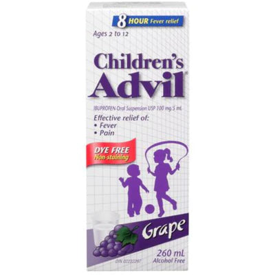 Advil Grape Childrens 2-12 100ml