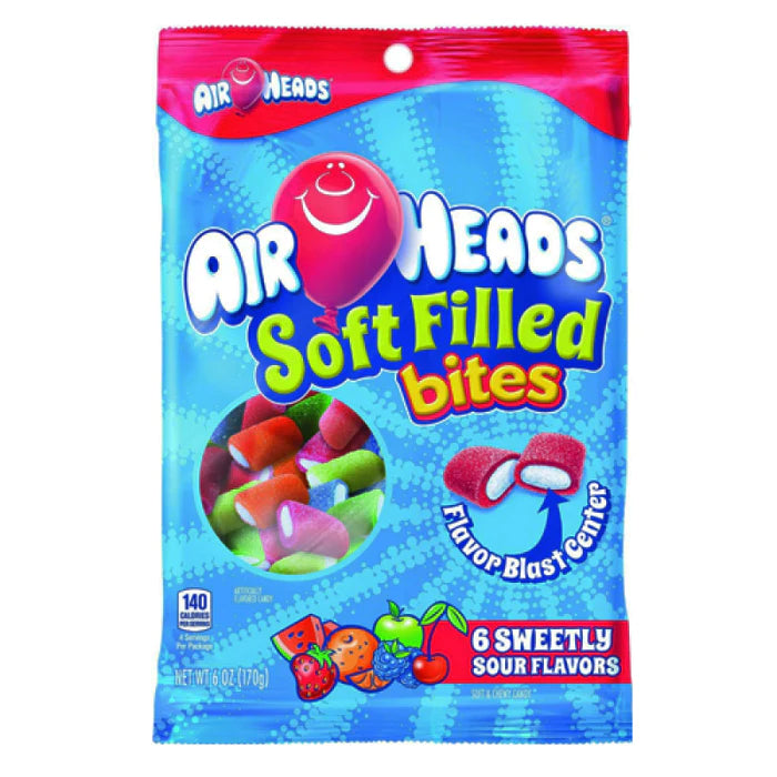 Air Heads Soft Filled Bites 170g
