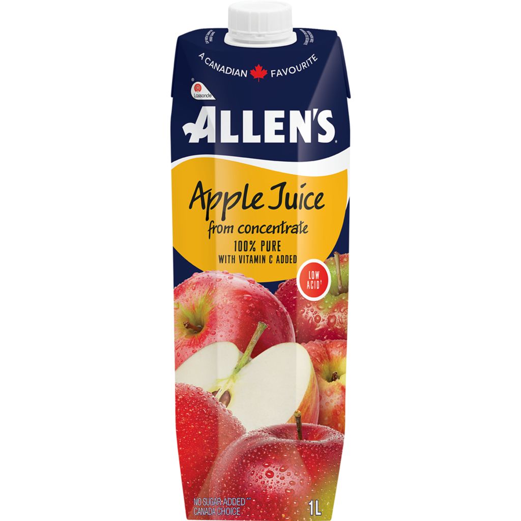 Allen's Low Acid Apple Juice 1l