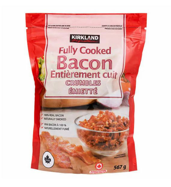 Fully Cooked Kirkland Bacon Crumbles 567g