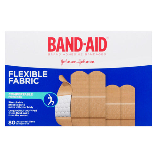 Band-Aid Value Pack Assorted Fabric Bandages 80ct