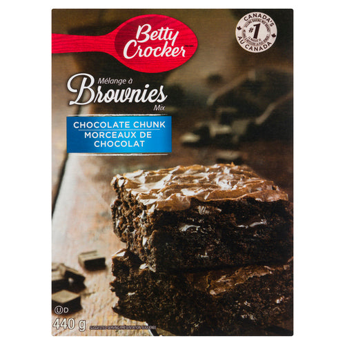 Betty Crocker Chocolate Chunk Brownie Mix 440g