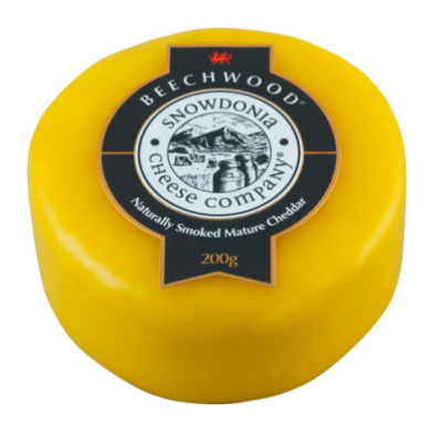 Snowdonia Beechwood Smoked Waxed Cheese 200g
