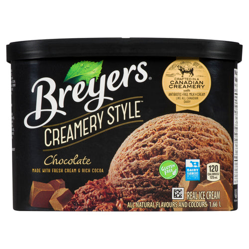 Breyers Creamery Style Chocolate Ice Cream 1.66l