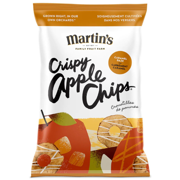 Martin's Crispy Apple Chips Caramel Daze 22g/