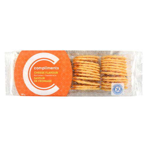 Compliments Cheese Rice Crackers 100g