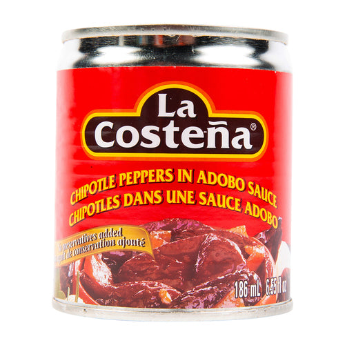 La Costena Chipotle Peppers in Adobe Sauce 186ml