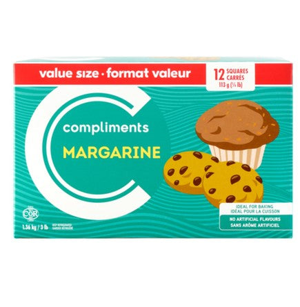 Compliments 77% Vegetable Oil Margarine 1.36kg