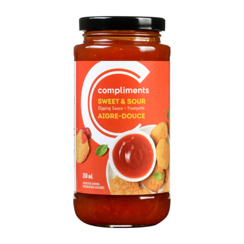 *Compliments Sweet & Sour Sauce 350ml