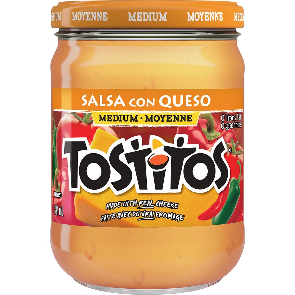 Tostitos Medium Salsa Con Queso Cheese Sauce 394ml