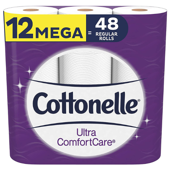 *Cottonelle Ultra Comfort Mega Roll toilet paper12ct