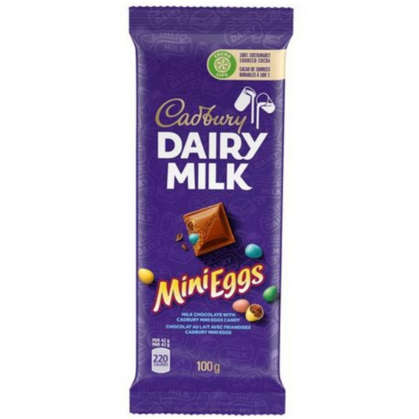 Cadbury Dairy Milk Mini Eggs Chocolate Bar100g