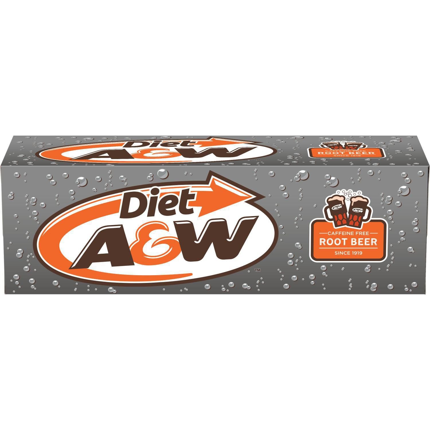 A&W Diet Root Beer Pop 355ml x 12