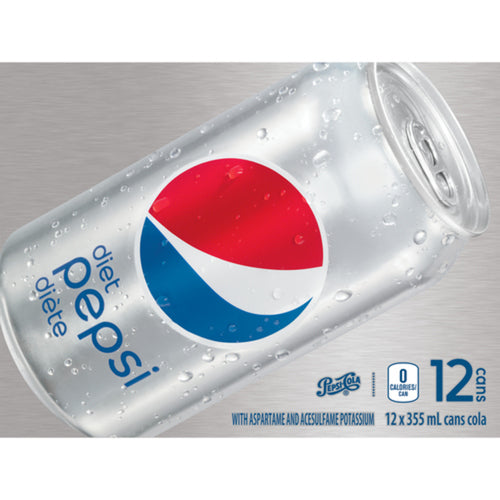 Pepsi Diet Pepsi Pop 355ml x 12