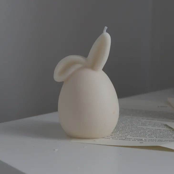 Bunny Candle, Soy Wax, Latte Colour