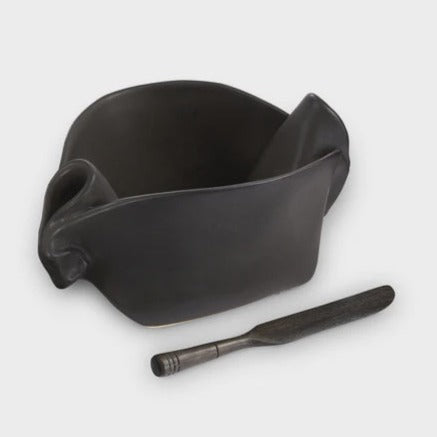 Hilborn Pottery Pinch Pot, Ebony