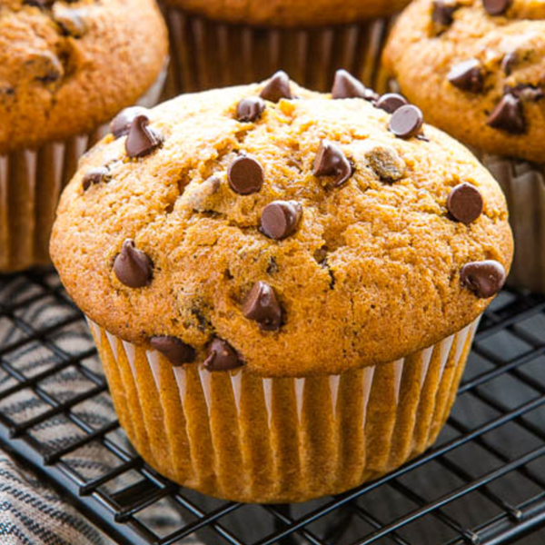 Pumpkin Chocolate Chip Muffins 6ct