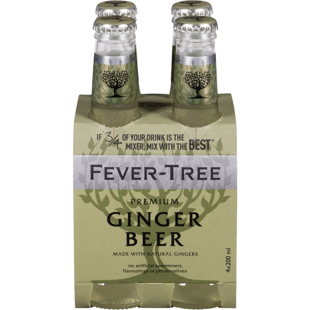 Fever Tree Ginger Beer 200ml x 4