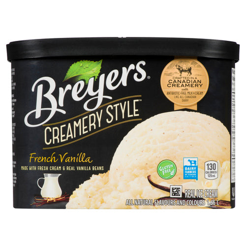 Breyers Creamery Style French Vanilla Ice Cream 1.66l